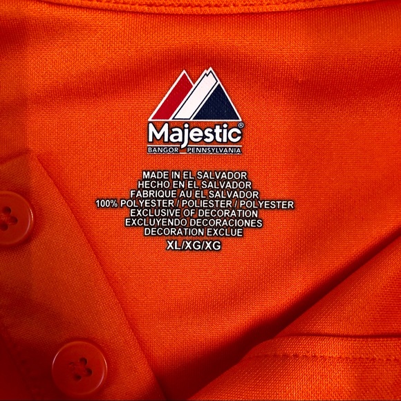 Majestic Men’s Baltimore Orioles Jersey XL Orange - Picture 5 of 7